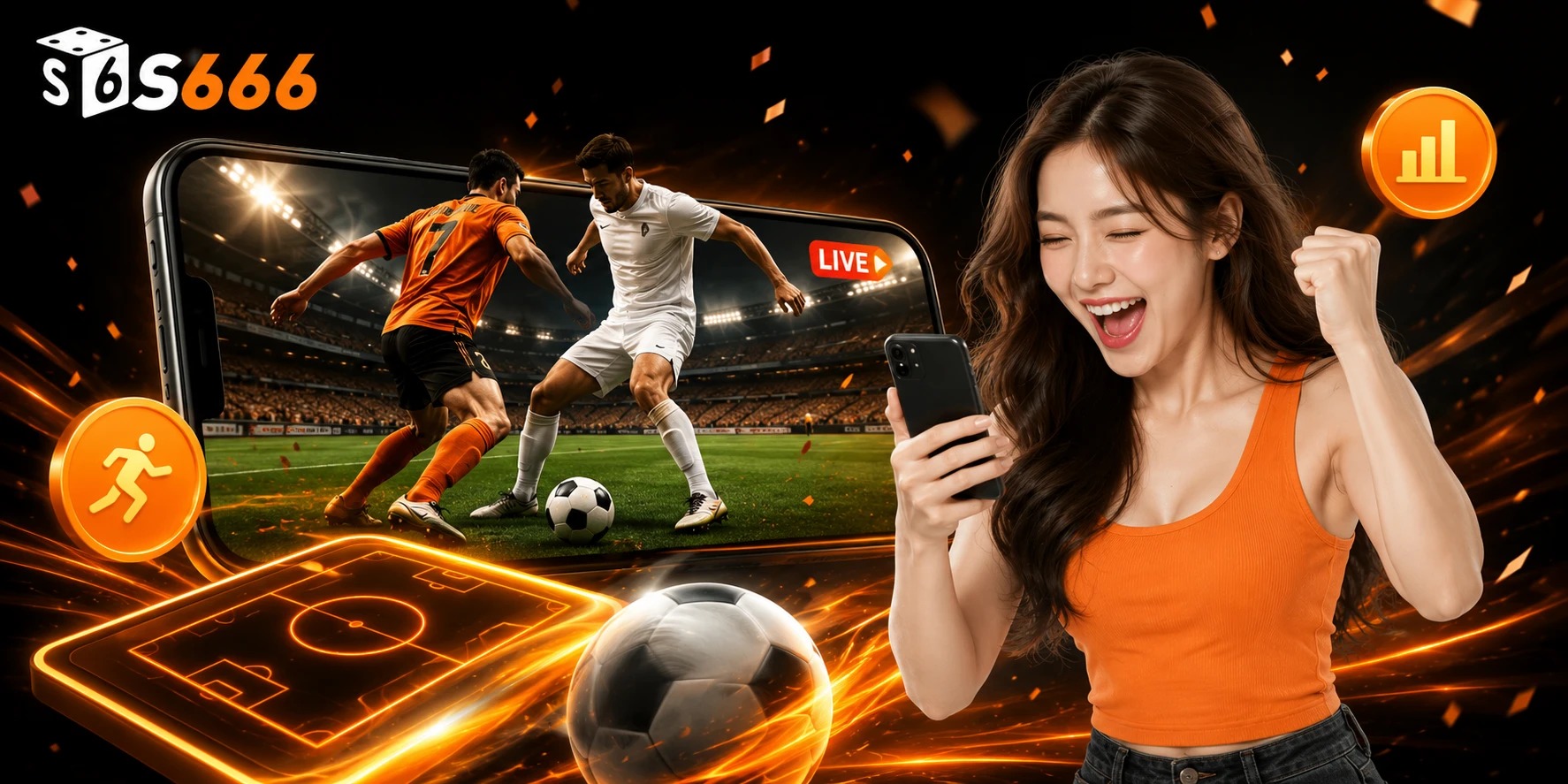 Trải nghiệm xem live thể thao và cược mượt tại S666